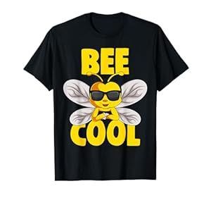 Bienen Bee Cool Kinder Jungen Mädchen Biene T-Shirt