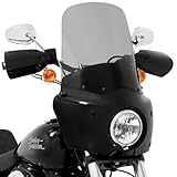 Memphis Shades MEP87012 17' Road Warrior Windshield - Black Smoke