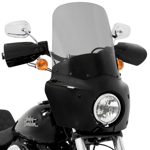 Memphis Shades MEP87012 17" Road Warrior Windshield - Black Smoke