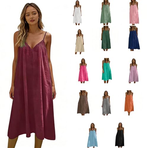 Robe longue d'été décontractée bohème contre la chaleur estivale - 7
