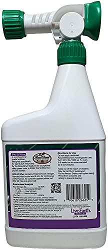 Live Earth Products Blitz 22 Plus Premium Turf Fertilizer, 22-0-0 With Humic Acid, 32 Fl. Oz. #TOP2