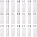MaxMau 24 Glass Small Bottles 20ml Mini Jars with Screwed Metal Lids Clear Tiny Vials Aluminium Top Caps Sealed Storing Jewelry Beads Miniature Sample Bottle Wedding Favors Art Crafts DIY Decor