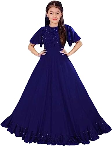 Image of Girls Rayon Calf Length Dress