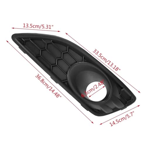 Rejilla antiniebla tipo panal para Ford Fiesta Mk7 que mejora la ventilación y protección 4