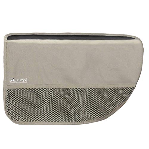 Kurgo Rover Car Door Guard - Interior Scratch Blocker - Paw Scratch Barrier - Waterproof Door Shield - Durable Rufftex Edging - Car Guard - Universal Fit for Most Cars - Hampton Sand