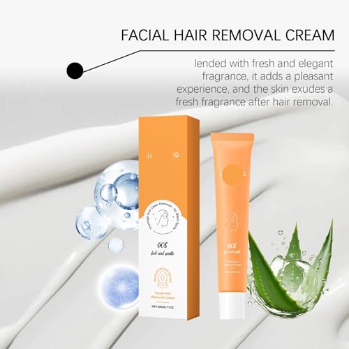 Crème dépilatoire douce visage peaux sensibles aloe vera - Épilation hydratante 3PCS