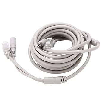 Amazon.com: Yechiry Ethernet CCTV Cable RJ45+DC Power Improved Cat 5 ...