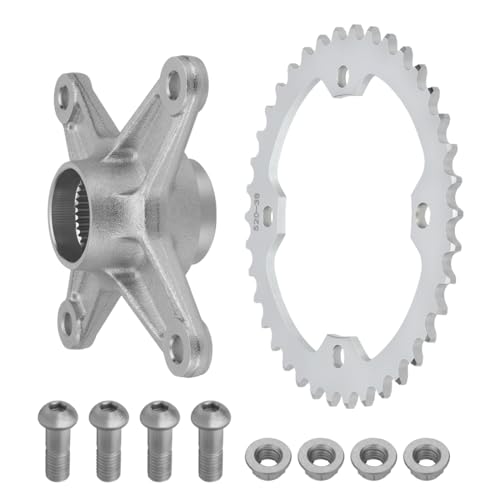 Mabutingti Kettenrad Hinterachse & Nabenhalter Satz passend für Yama-ha Raptor 250 YFM250 350 YFM350 2004-2013 5YT253860000 5TG254381000