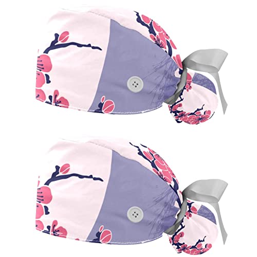 Chapeaux bouffants de travail JDEZ respirants pour hommes et femmes | Lot de 2