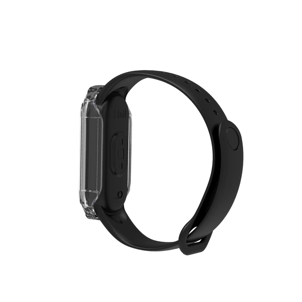 Brifu Custodia Protettiva Per Xiaomi Mi Smart Band 6/5/4 | Cover Rigida PC Con Vetro Temperato Incorporato | Blu Navy - 2
