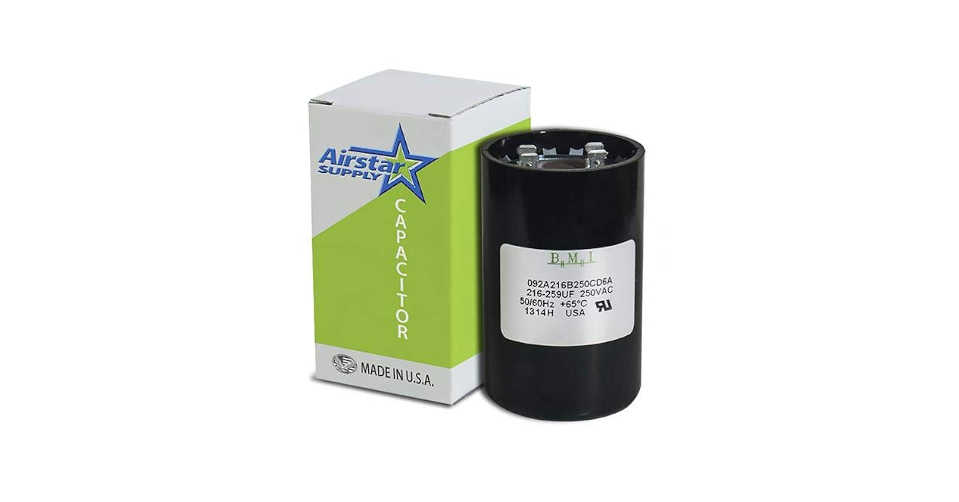 216-259 uF x 220/250 VAC - Mars 11052 Start Capacitor - BMI