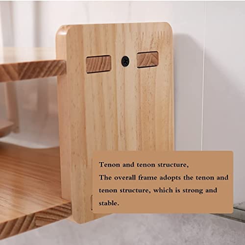 Supports en bois de rangement ménagers et muraux pour décodeur - 4