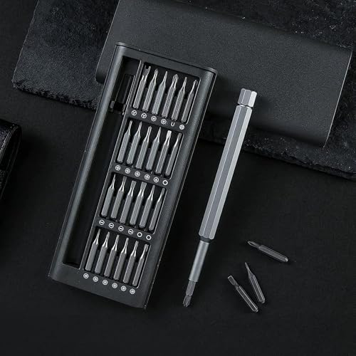 Image of Precision Screwdriver Set, 24-in-1 with Magnetic Bits, Compact Case, Electronics Repair Kit
