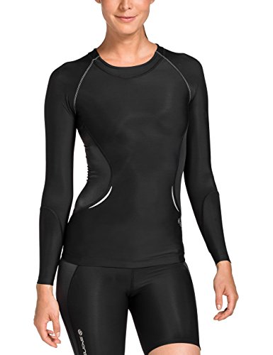 SKINS A400 Manches Longues Haut de Compression pour Femme évite les courbatures et frottements