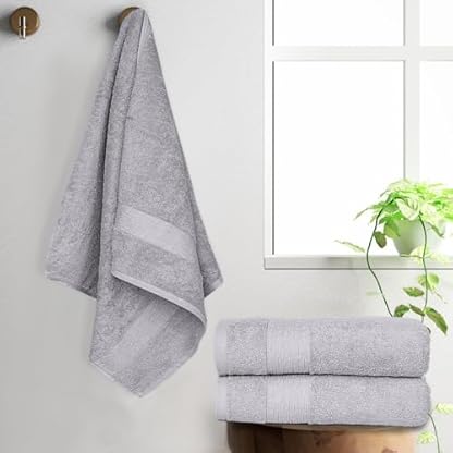 noorsk Handtuch-Set 3-teilig - 1 Duschhandtuch 70x140 cm & 2 Handtücher 50x100 cm - 100% Baumwolle, 550 g/m², weich, saugfähig & schnelltrocknend, Oeko-TEX® - Bordeaux – Bild 7