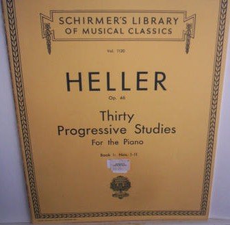 Paperback Heller: Thirty Progressive Studies for the Piano, Op. 46 (Complete) (Schirmer's Library Of Musical Classics, Vol. 177) Book