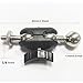 ThtRht 2 Pack Super Clamp Mount Arm Replacement Support Dual Head 17mm Ball Joint + 1/4'' Screw Heavy Duty Connector for Gopro Camera Trail Cam Tripod Phone Holder Webcam Motorcycle Light Stand