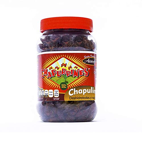 Merci Mercado Chapulines (grasshoppers) - Gourmet edible insects from Oaxaca Mexico (Adobo flavor) ( 80 g / 2.8 oz) HIGH PROTEIN CONTENT