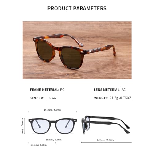 Retro Fashion Sunglasses Women Men Uv4002