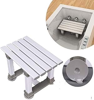 Silla de ducha antideslizante, Banco de bañera del taburete del asiento con ventosas Apto for mayores, los mayores, mujeres embarazadas, niños, personas con Discapacidad Física, la gente que es inconv