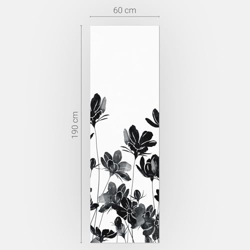 Alfombrilla magnética protectora de nevera 60x190 cm con diseño floral rectangular mate 5