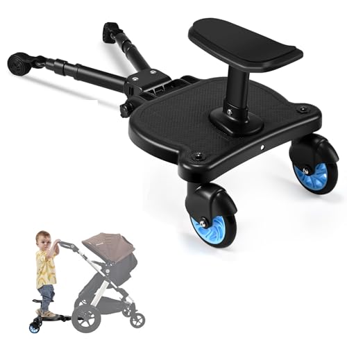 ENERHUB Buggy Board mit Sitz, Buggy Board für alle Kinderwagen,...