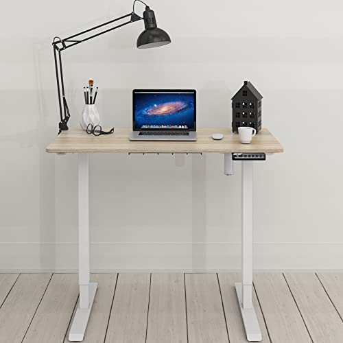 Shw OD-91D-M Small Electric Height Adjustable Sit Stand Desk thumb #1