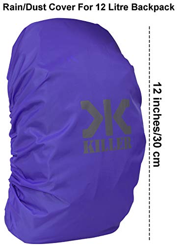 Image of Killer Mini Rain & Dust Cover with Pouch Purple for Small 12 Litre Backpacks