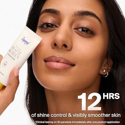 Supergoop! Mineral Mattescreen (SPF 40) - Pack of 2, 45 mL - Mineral, Oil-Free Broad Spectrum Sunscreen - Smooths Skins Appearance, Minimizes Pores & Controls Shine - Water & Sweat Resistant