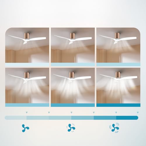 Ventilateur de plafond Cecotec EnergySilence Aero 5400 Classic 52in DC - vue 3