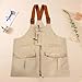 Vaveren Outdoor Cargo Vest Transform into Shoulder Bag Functional Breathable for Cycling, L
