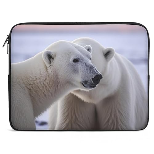 Funda para portátil 15 pulg. Polar Bear resistente al agua