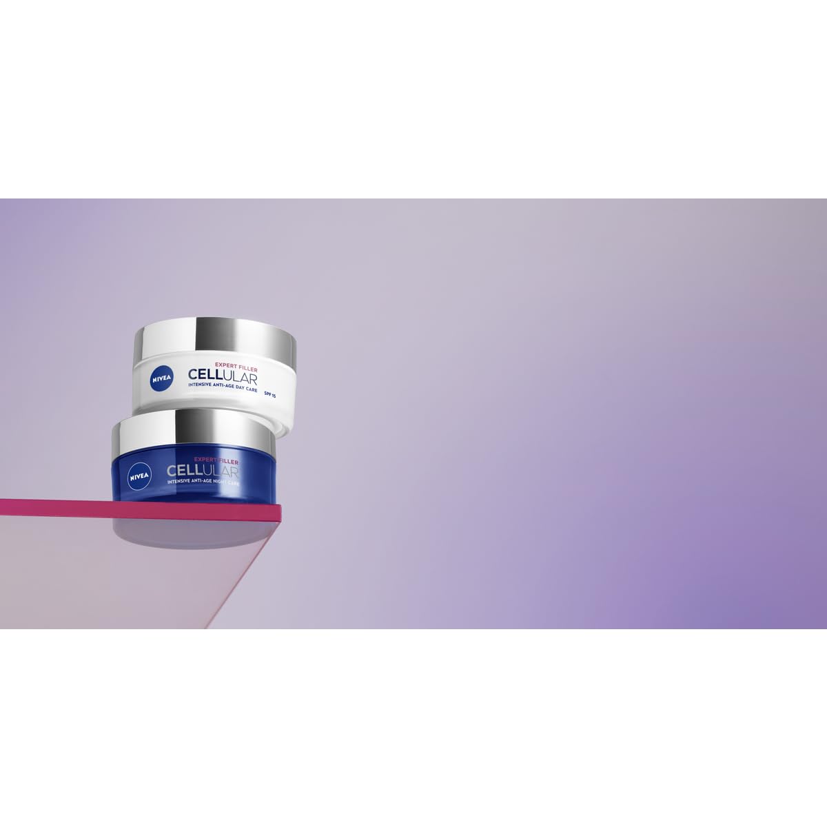 NIVEA Paquete de 2 - Crema de Día y Noche Cellular Filler 2 x 50 ml