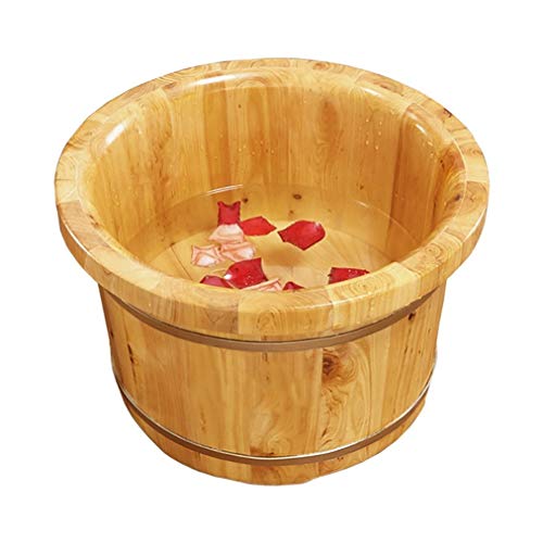 Tina de spa para pies de madera artesanal para pedicure