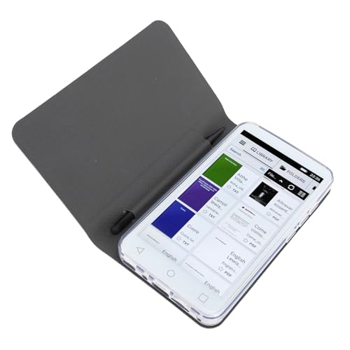 E Book Reader with 5 Inch Color Touch Screen, Compact & Lightweight Electronic Book Reader for Android, LCD Display Book Reader, with Pen, Earphone