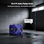 190 Pints LGR Commercial Dehumidifier with Pump, Stackable Industrial - Image 2