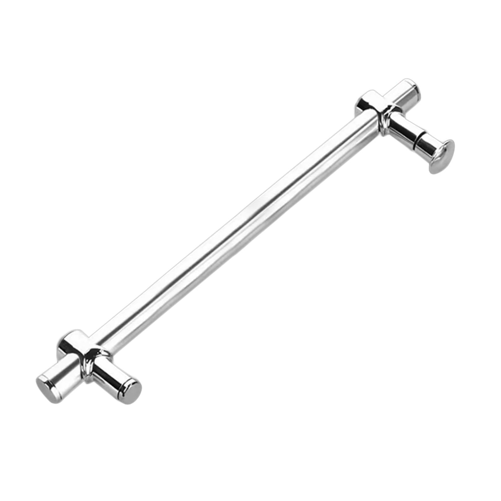 Poignée de douche en verre pour porte à pousser et rénovation de salle de bain