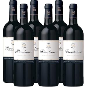 Bordeaux AOC Rouge, Trockener Rotwein aus Frankreich (6 x 0,75l)