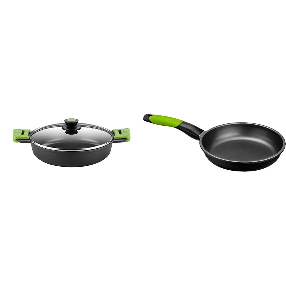 Cacerola baja y sartén BRA Prior para preparar recetas saludables en cocinas de inducción