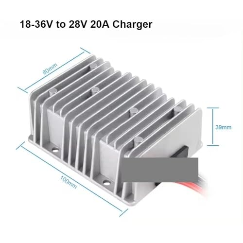 Convertisseur Boost 18-36V 28VDC 20A alimentation DC DC regulateur elevateur tension - 4