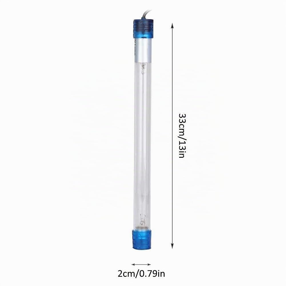 Aquarium UV Sterilisator Licht Wasser Sauber Lampe Tauch UV Licht Algen Bakterien Tötung Lampe für Reinigung von Aquarien Aquarium Pools Fishbowl(11W)