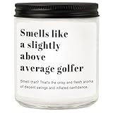 RIZOOCE Funny Golf Gifts for Men & Women - Scented Candle for Golfers - Unique Golf Accessories & Decor - Birthday, Retirement, Christmas Gift Ideas for Dad, Husband, Him (7oz)