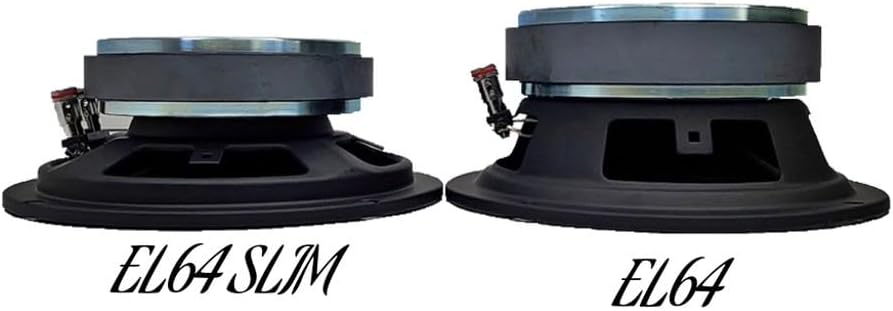 SHCA Pro Audio EL64 Slim 6.5" Slim Midrange Loudspeaker 4 ohm (Single Speaker)