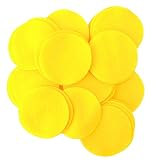Playfully Ever After Yellow Craft Felt Circles (2.5 Inch - 46pc)