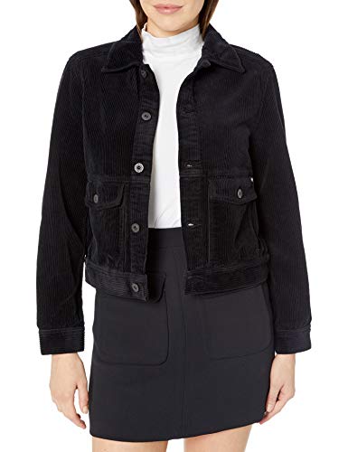 AG Adriano Goldschmied Women's Evonne Jacket, Super Black, Medium