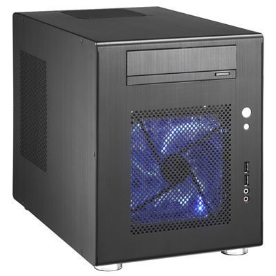 □Lian Li□PC-Q11B□Mini-ITX□ミニタワー ATX電源対応 アルミ