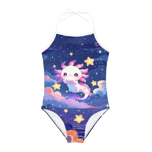 Image of Girls One Piece Swimsuit Summer Quick Dry Beach Sport Bathing Suit Halter Strap 1-10 Little Kids Toddler Swimwear