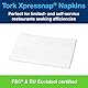 Tork 13670 Xpressnap Extra Soft Spenderserviette in Blätterdesign / Weiße Papierserviette für Serviettenspender N4 / 8x500 Stück