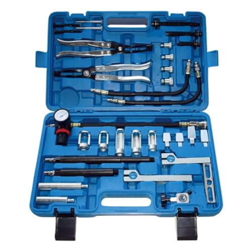 predolo Herramientas para compresores de resortes de válvulas, juego de servicio para culata, extractor e instalador de retenes de válvulas, juego de