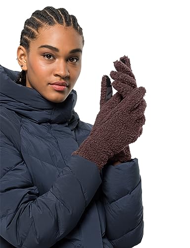 Gant femme Jack Wolfskin High Curl moufle polaire bouclette chaude hiver